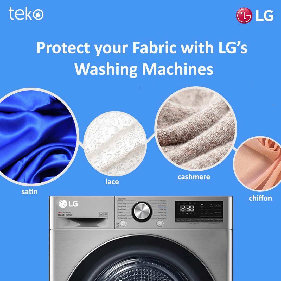 Protect Your Fabric with LG's Washing Machine
