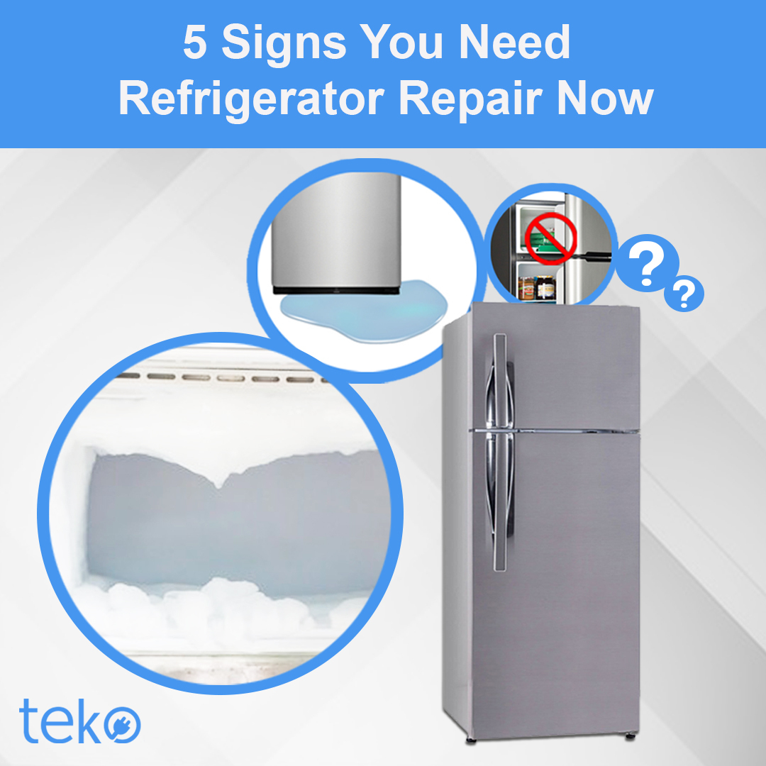 5 signs you need refrigerator repair